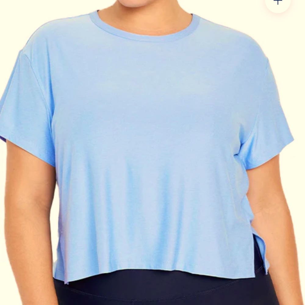 Old Navy Active Cloudmotion lilac Light Blue Women's Top NWT